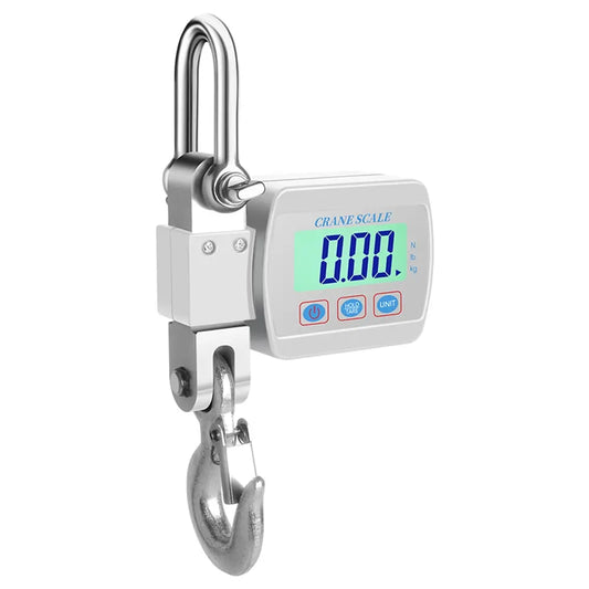 0.05-500kg Digital Hanging Crane Scale with LCD white by HitMyNeed