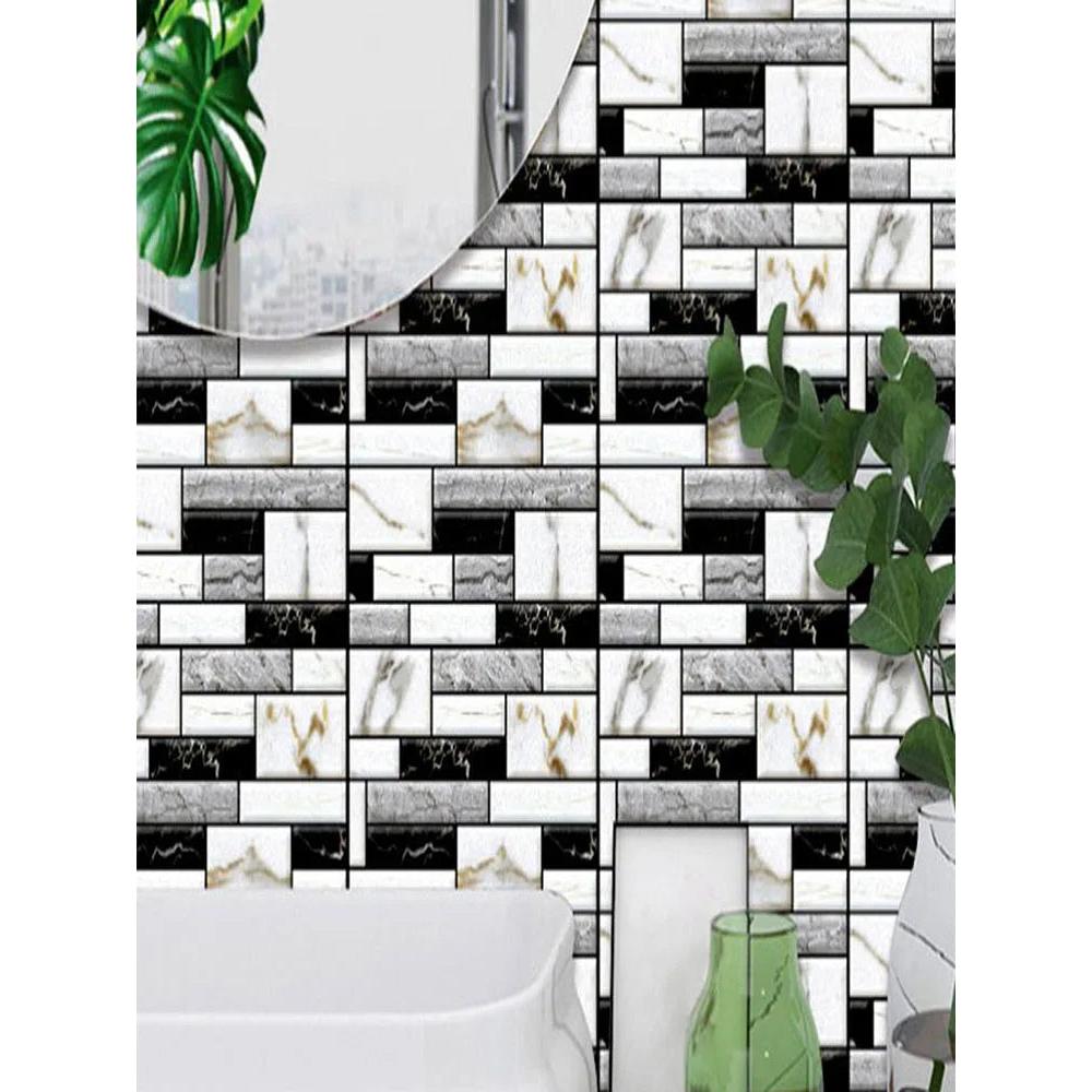 10pcs 3D PVC Self Adhesive Tile Wall Stickers 30x30cm by HitMyNeed