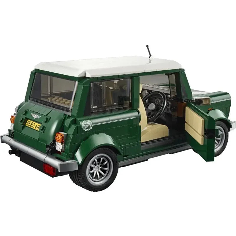 1106pcs Classic MINI Cooper MK VII Car Building Set by HitMyNeed
