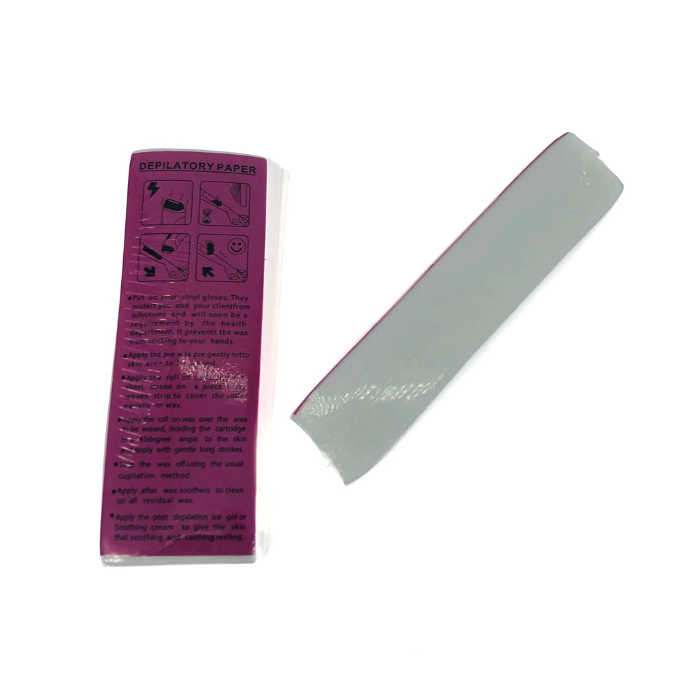 Disposable Wax Removal Strips 100 Pack