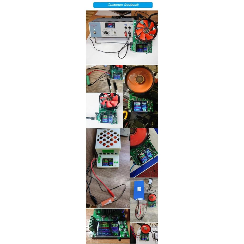 150W 20A Battery Capacity & DC USB Electronic Load Tester by HitMyNeed