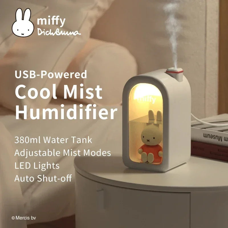 380ml USB Cool Mist Humidifier with Night Light