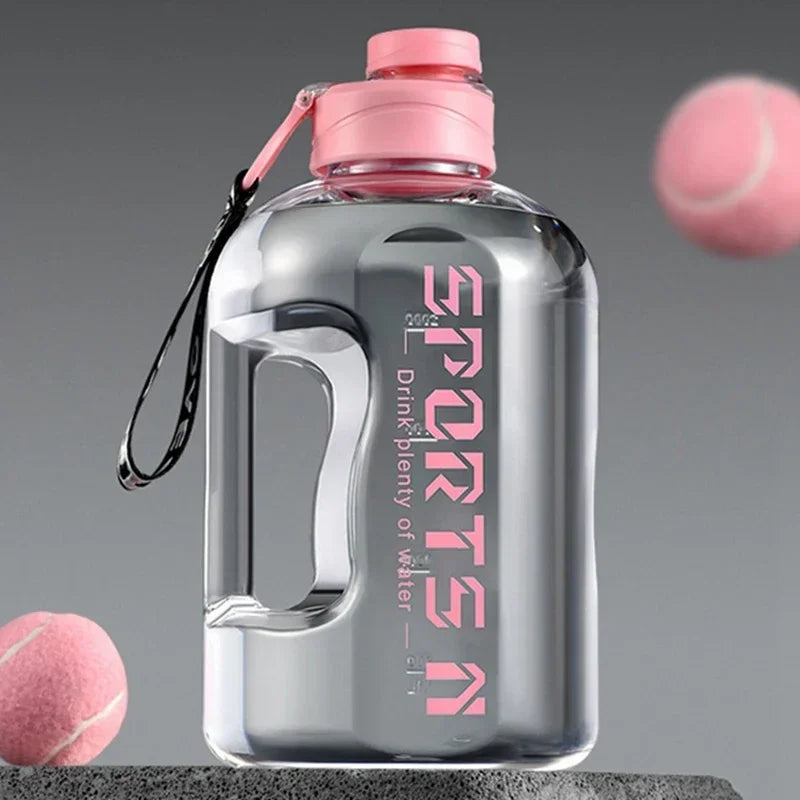 1.7L & 2.7L Large Sports Water Bottle for Gym & Outdoor by HitMyNeed