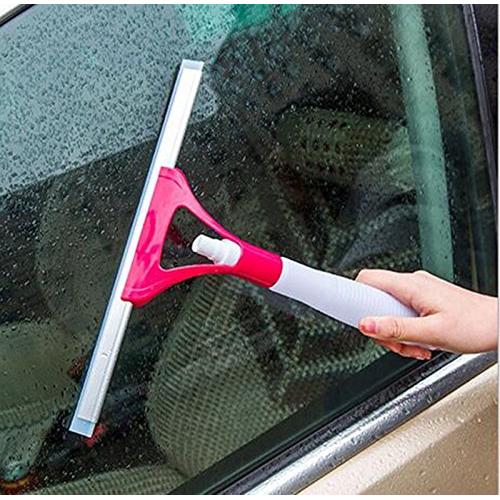 2-in-1 Glass Window Squeegee with Built-In Sprayer by HitMyNeed
