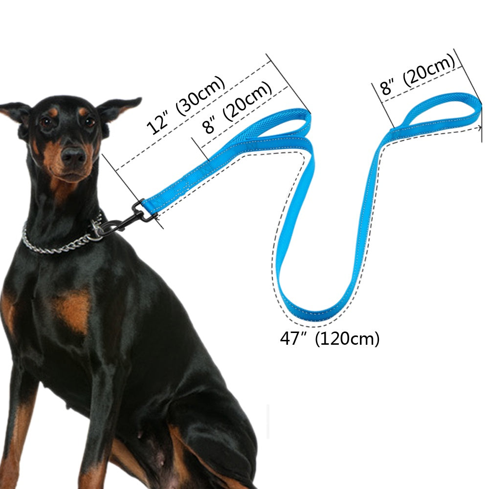 2-in-1 Reflective Nylon Dog Harness and Leash Set by HitMyNeed