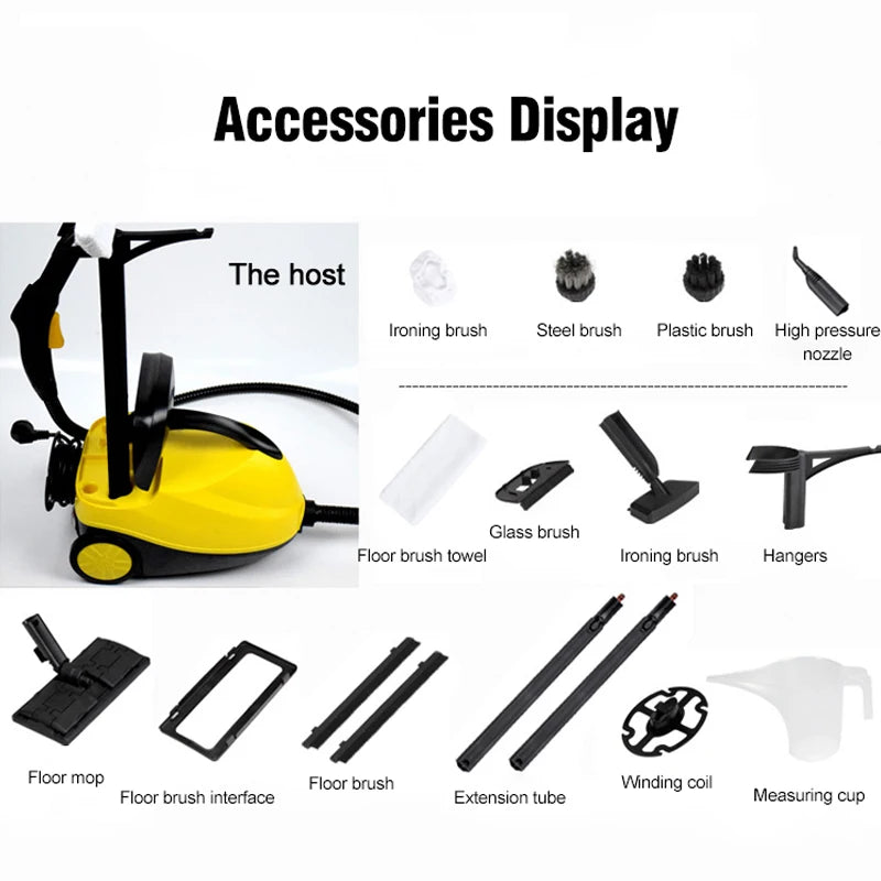 2000W High Steam Cleaner for Home & Car by HitMyNeed