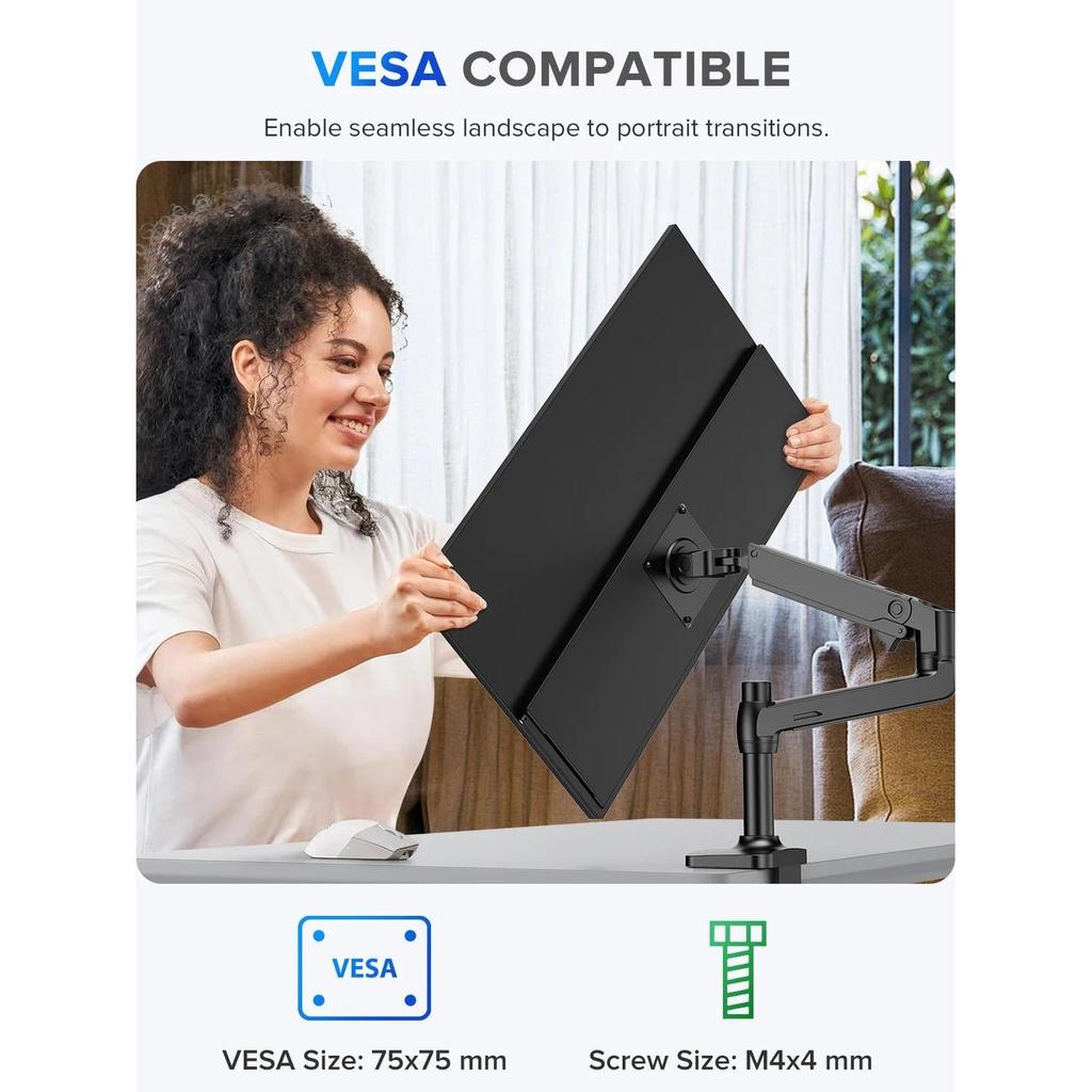 22" 2K 1440P IPS Monitor 100% sRGB with Stand by HitMyNeed