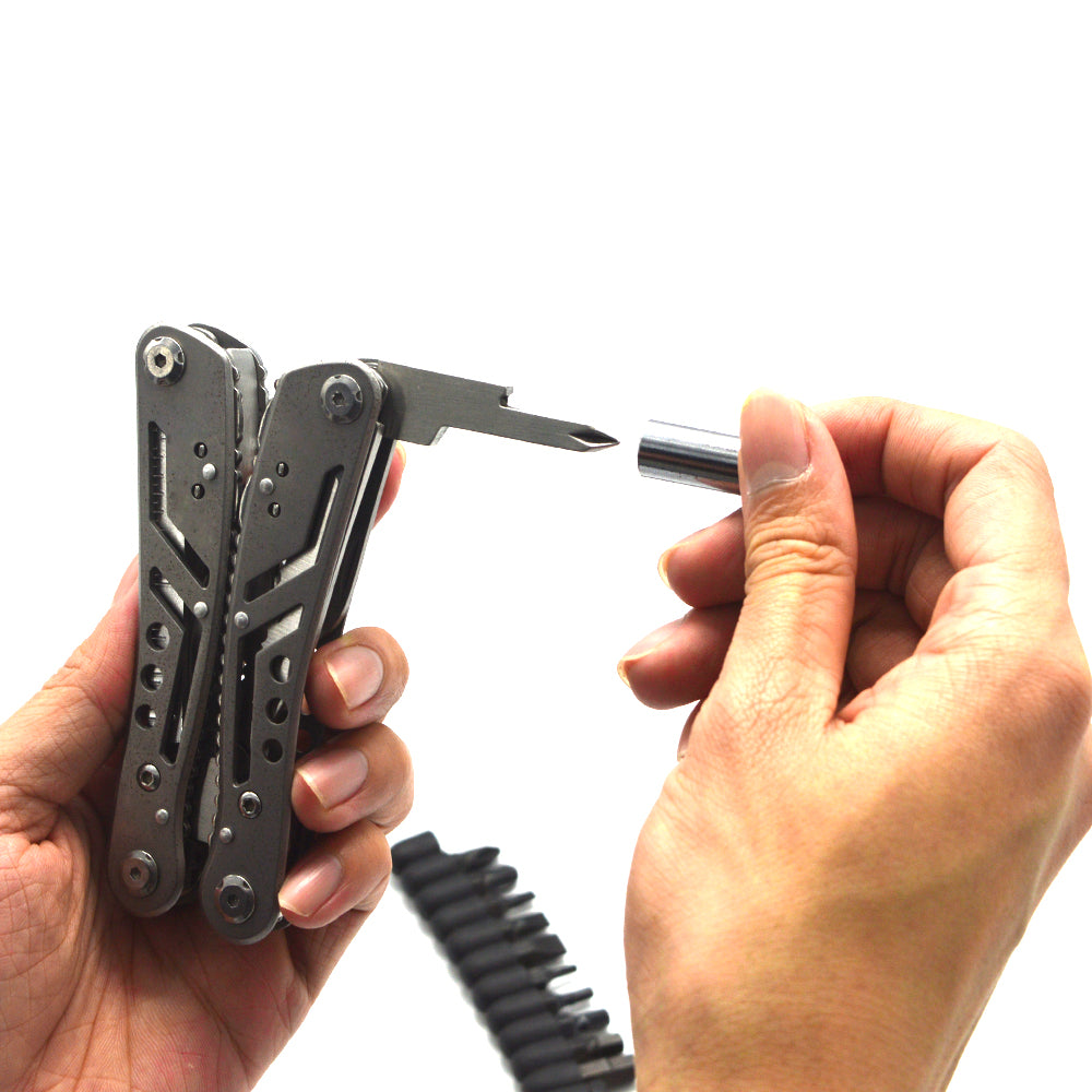 26-in-1 Multifunction Pliers Tool with Carry Pouch by HitMyNeed
