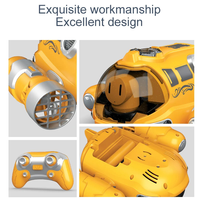 2.4GHz RC Spray Motorboat for Pool & Bath Play by HitMyNeed