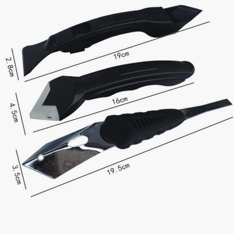 3-in-1 Sealant Scraper Tool with 4 Heads by HitMyNeed