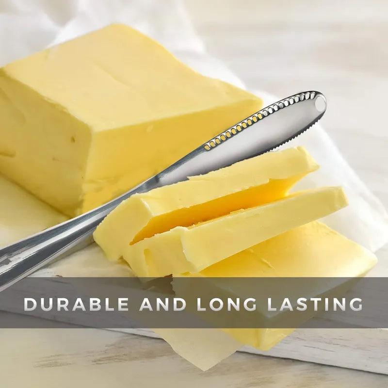 3-in-1 Stainless Steel Butter & Cheese Spreader Knife by HitMyNeed