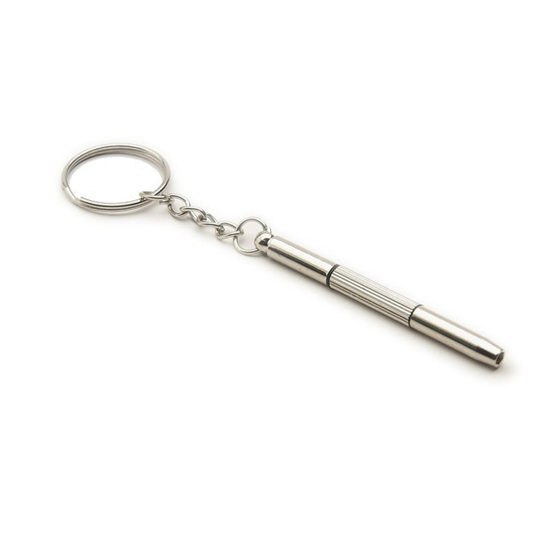 3-in-1 Stainless Steel Eyeglass Screwdriver Keychain by HitMyNeed