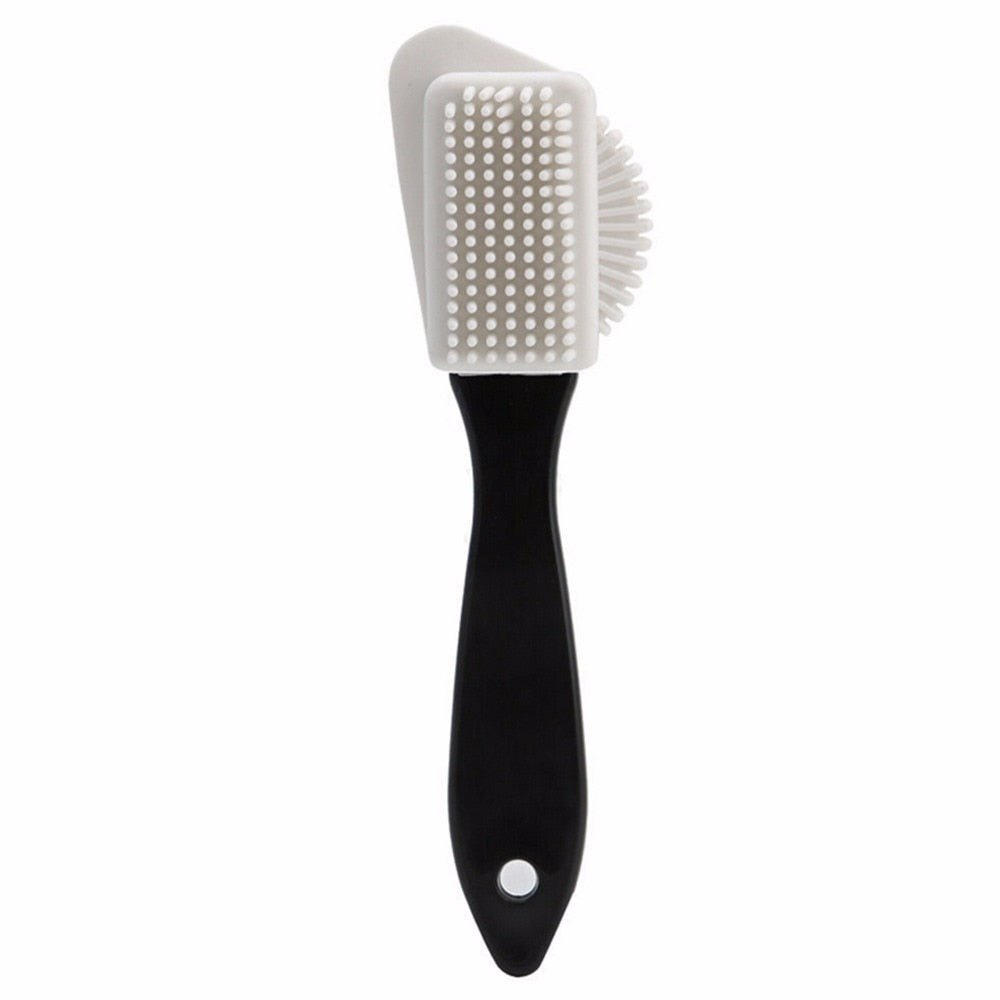 3-Sided Suede Cleaning Brush with Ergonomic Handle by HitMyNeed