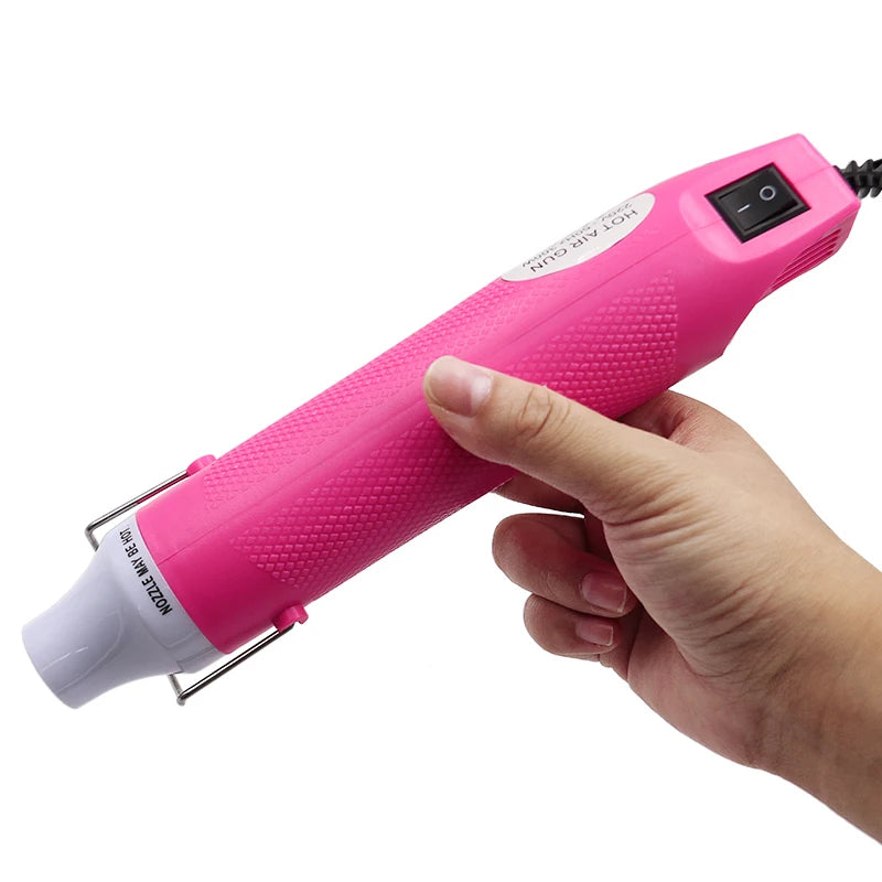 300W Mini Heat Gun with Stand for DIY Shrink & Crafts by HitMyNeed
