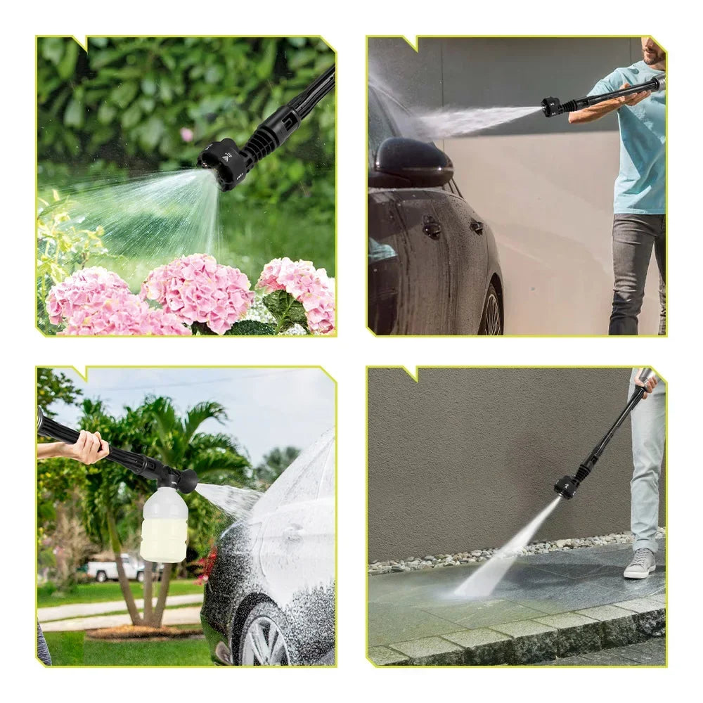3500W 200Bar Powerful Cordless Brushless Pressure Washer by HitMyNeed