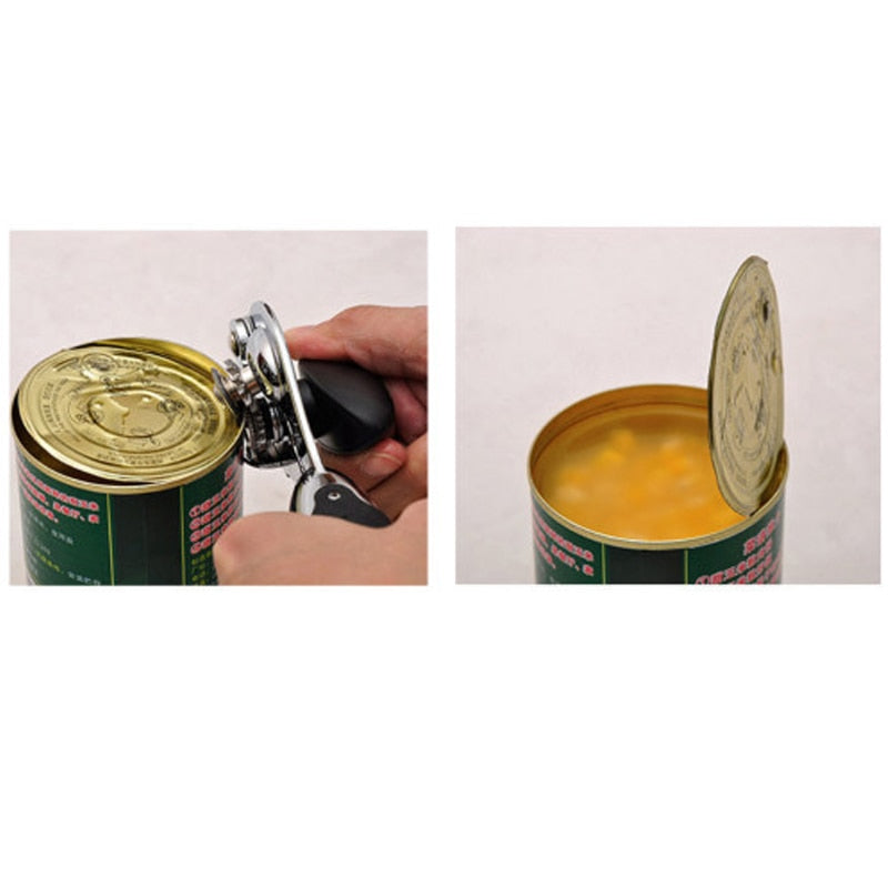 Electric Automatic Can Opener with Bottle Wrench