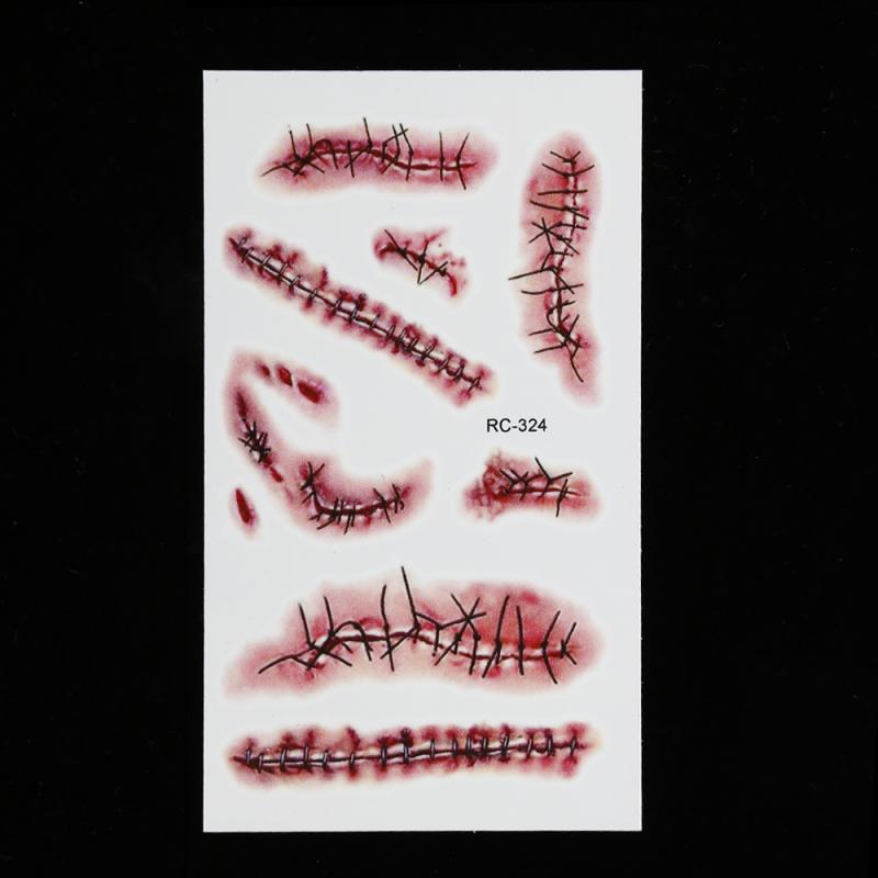 3D Fake Scar Temporary Tattoo Set by HitMyNeed