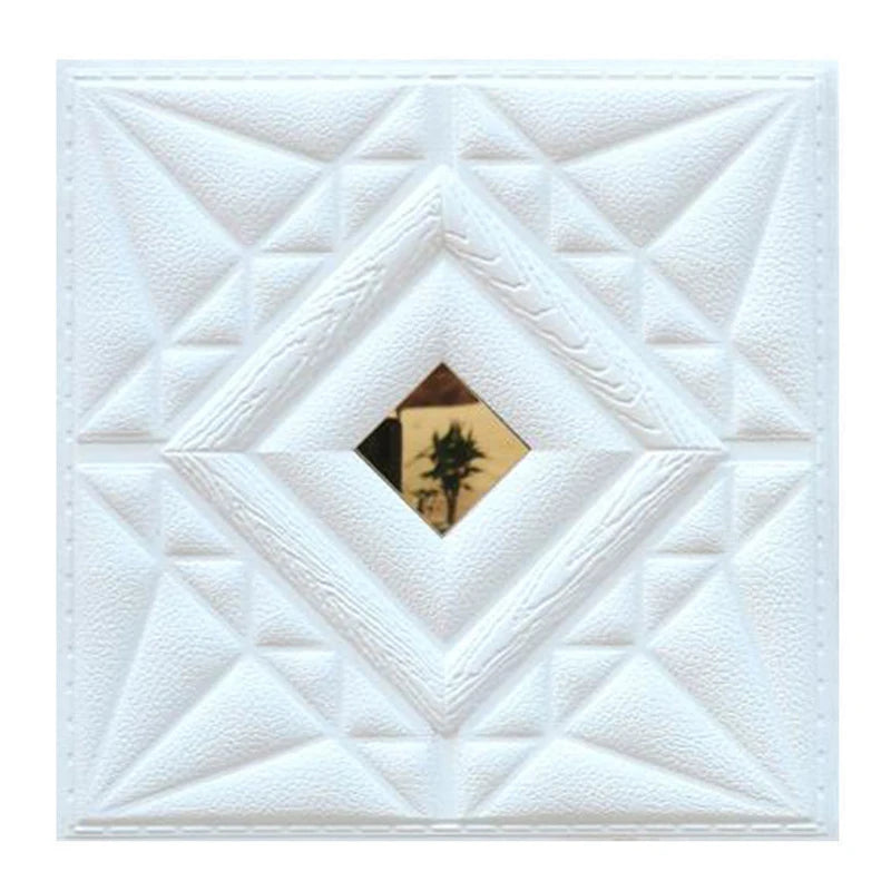 3D Foam TV Wall & Ceiling Panels Self-Adhesive 30x30cm by HitMyNeed