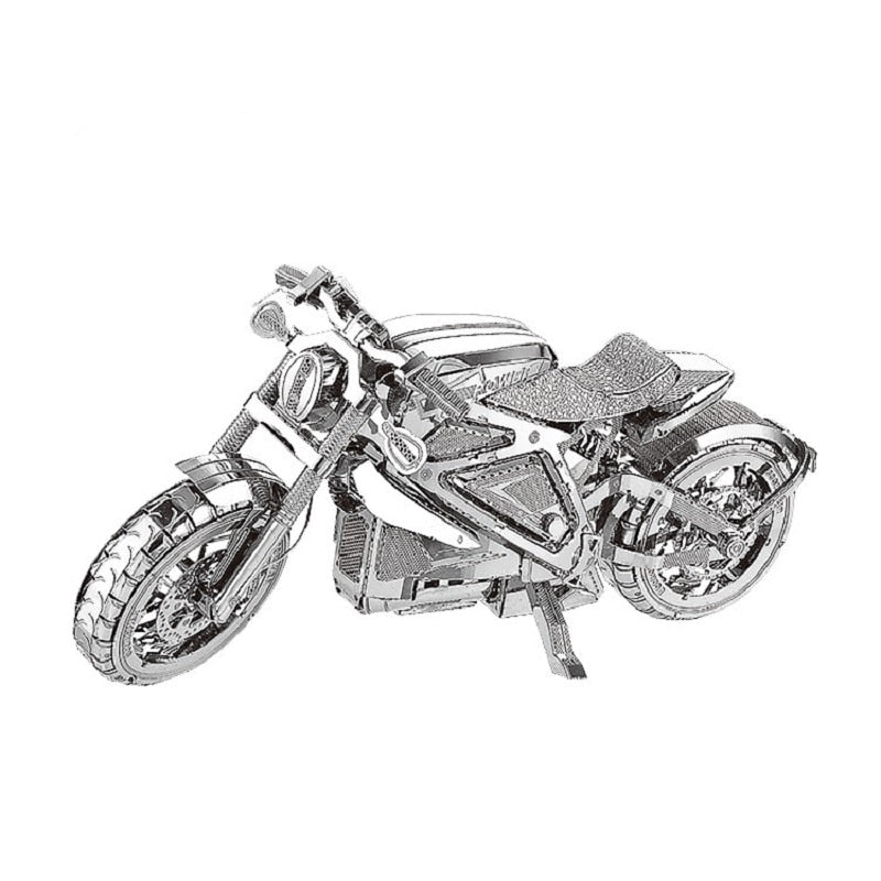 3D Metal Motorcycle Puzzle Model for Adults by HitMyNeed