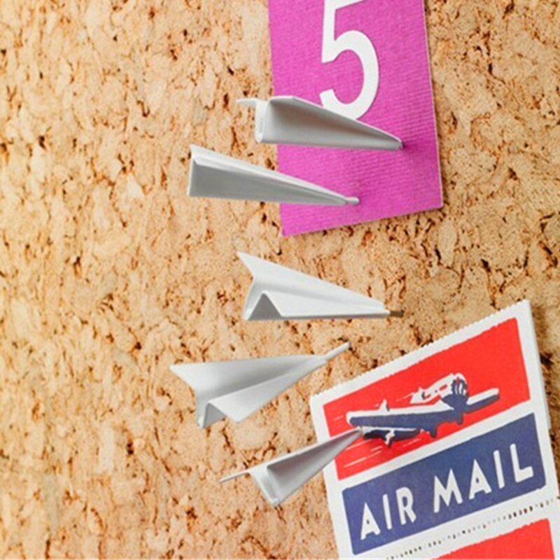 3D Paper Airplane Novelty Push Pins (Set of 6) by HitMyNeed