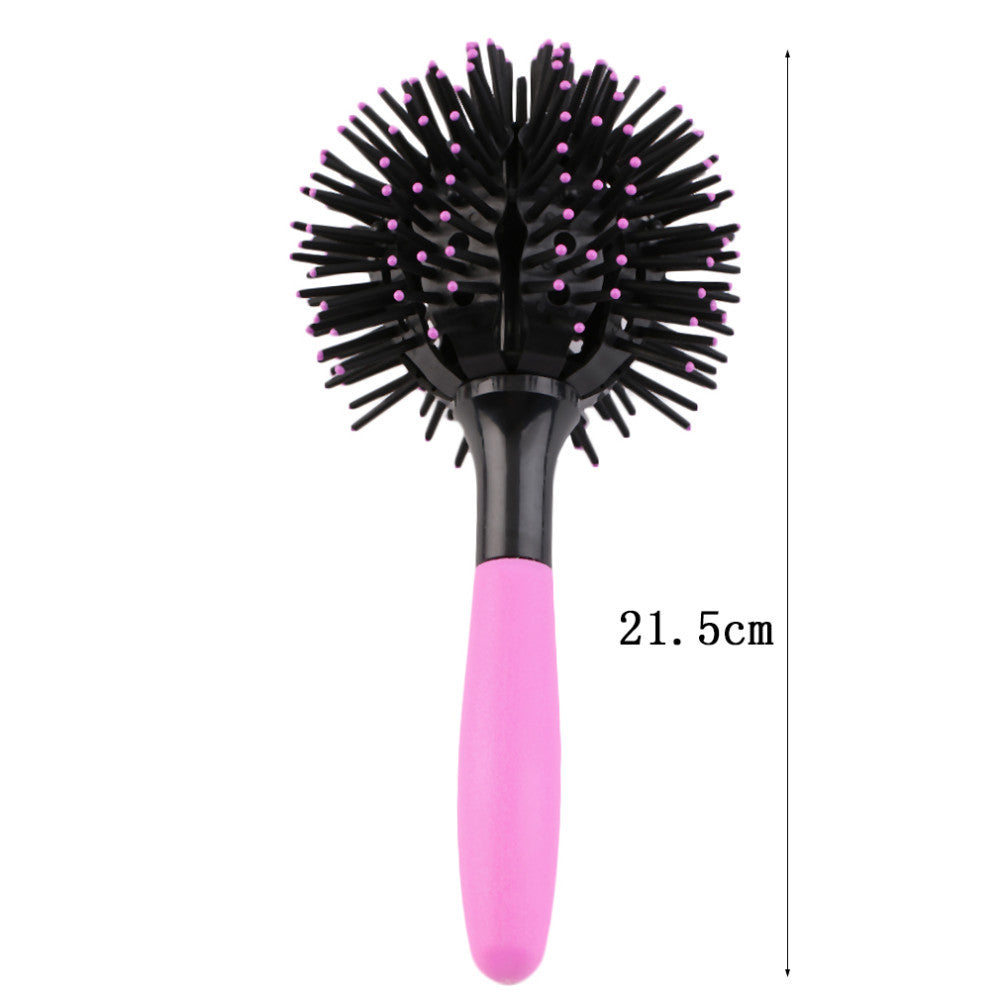 3D Round Ball Hair Brush for Volumizing Styling by HitMyNeed