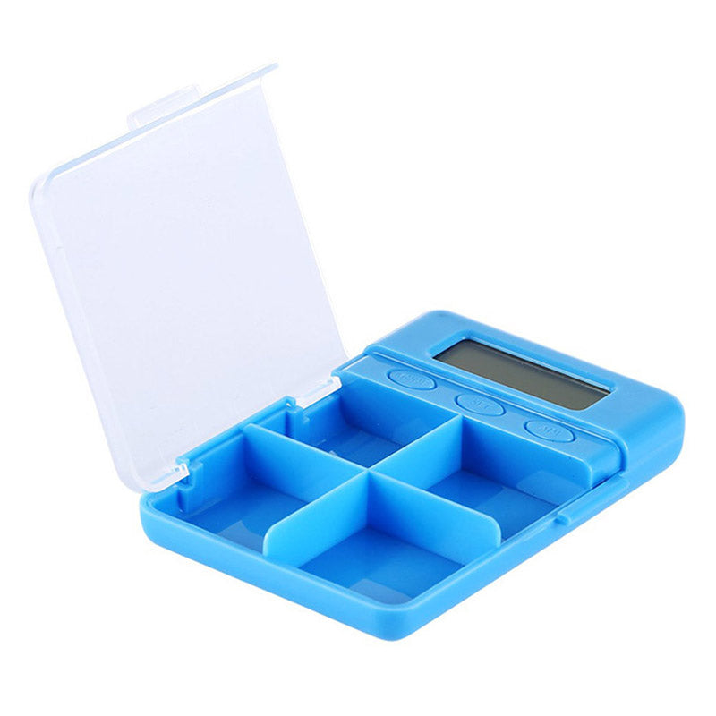 4 Grid Smart Pill Organizer with Reminder Alerts by HitMyNeed