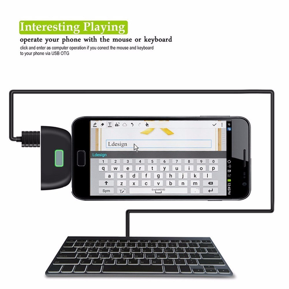 4-in-1 Type-C Mobile Card Reader and USB OTG Hub by HitMyNeed