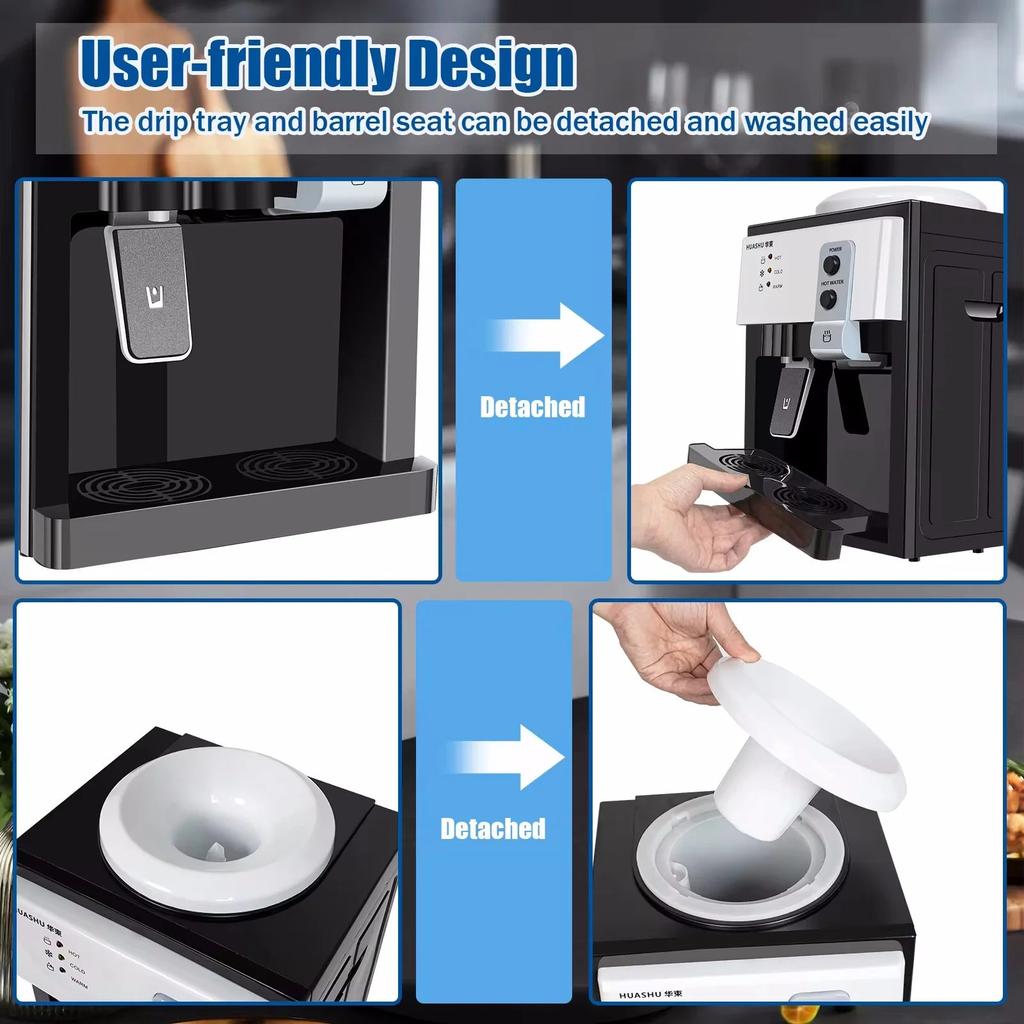 5 Gallon Countertop Hot and Cold Water Cooler by HitMyNeed