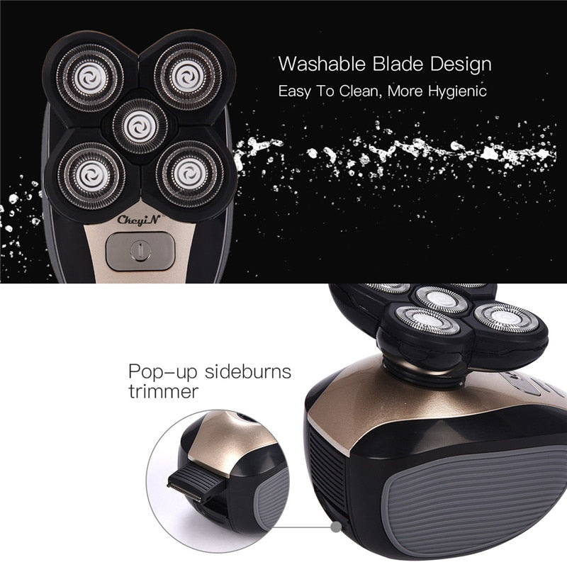 5-in-1 Electric Shaver for Men with Grooming Kit by HitMyNeed