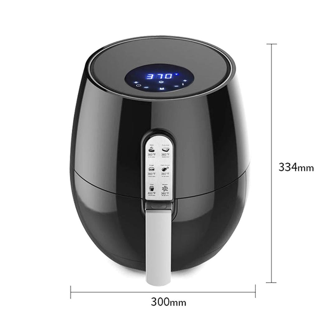 5.2L Mini Digital Air Fryer with Non-Stick Basket by HitMyNeed