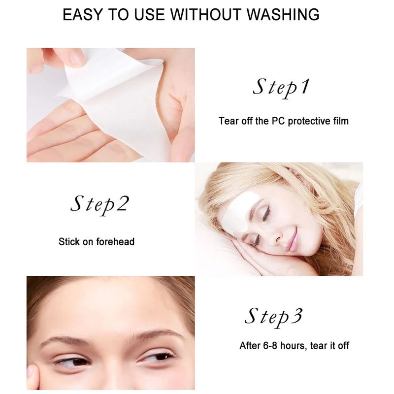 6pcs Forehead Anti-Wrinkle Gel Patches by HitMyNeed