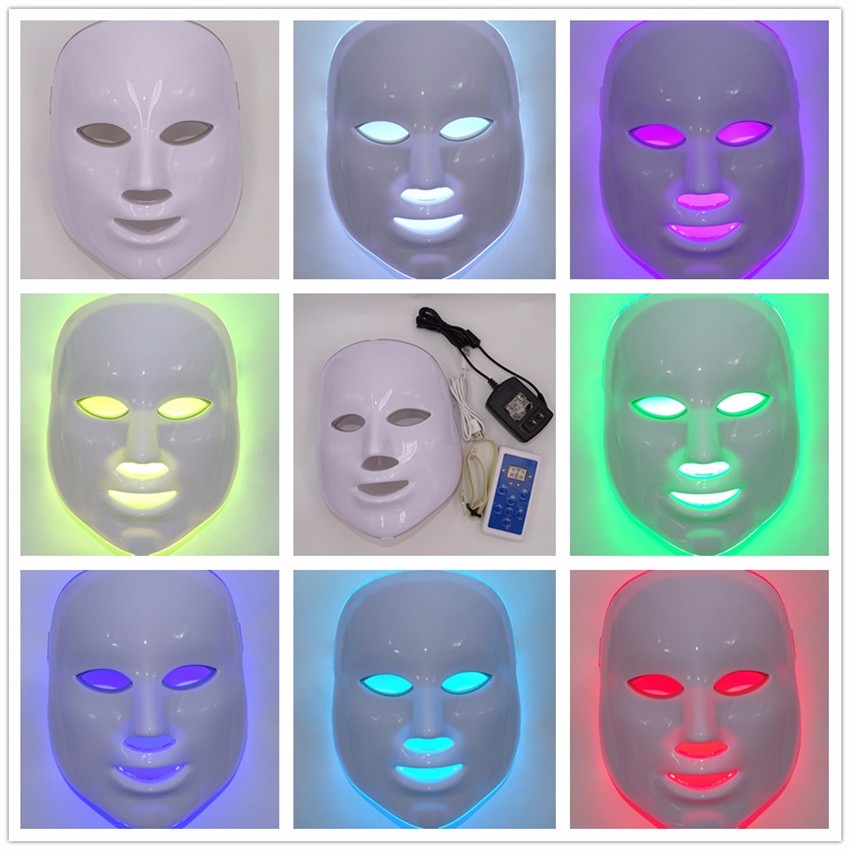 7-Color LED Photon Light Therapy Facial Mask by HitMyNeed
