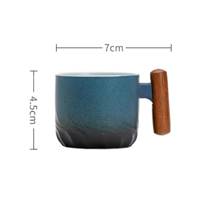 70ml Handmade Ceramic Retro Coffee & Tea Cup by HitMyNeed