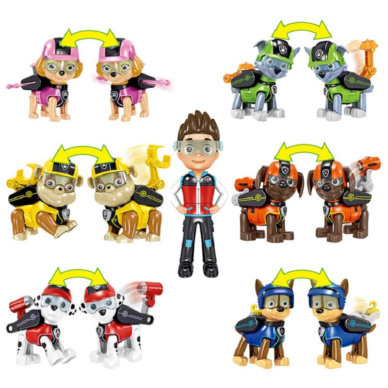 Paw Patrol Figurines Toy Set, 7-Piece Collection