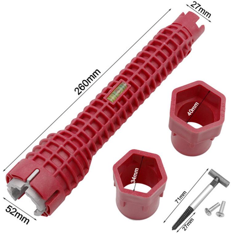 8-in-1 Multifunctional Faucet Wrench Set by HitMyNeed