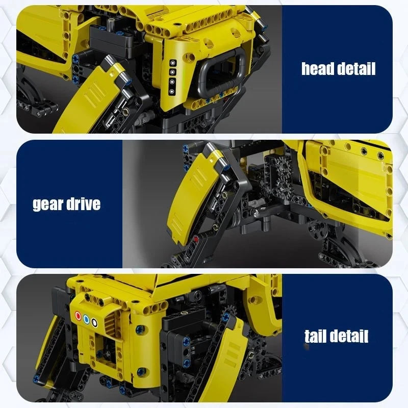 936PCS RC Motorized Robot Dog Building Set by HitMyNeed