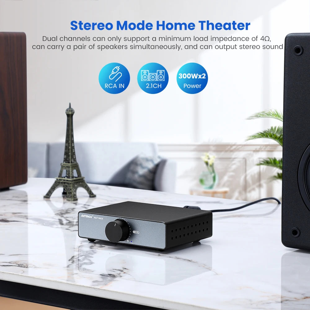 A07 MAX 600W Home Audio Power Amplifier by HitMyNeed