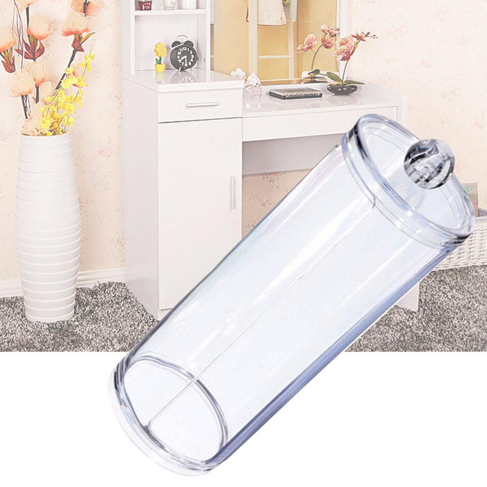 Acrylic Cotton Pad Dispenser Organizer by HitMyNeed