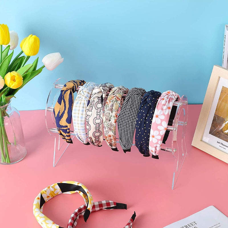 Acrylic Headband Organizer Stand for Display by HitMyNeed