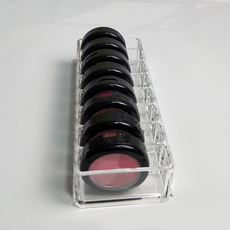 Acrylic Makeup Tray Organizer with 8 Slots by HitMyNeed