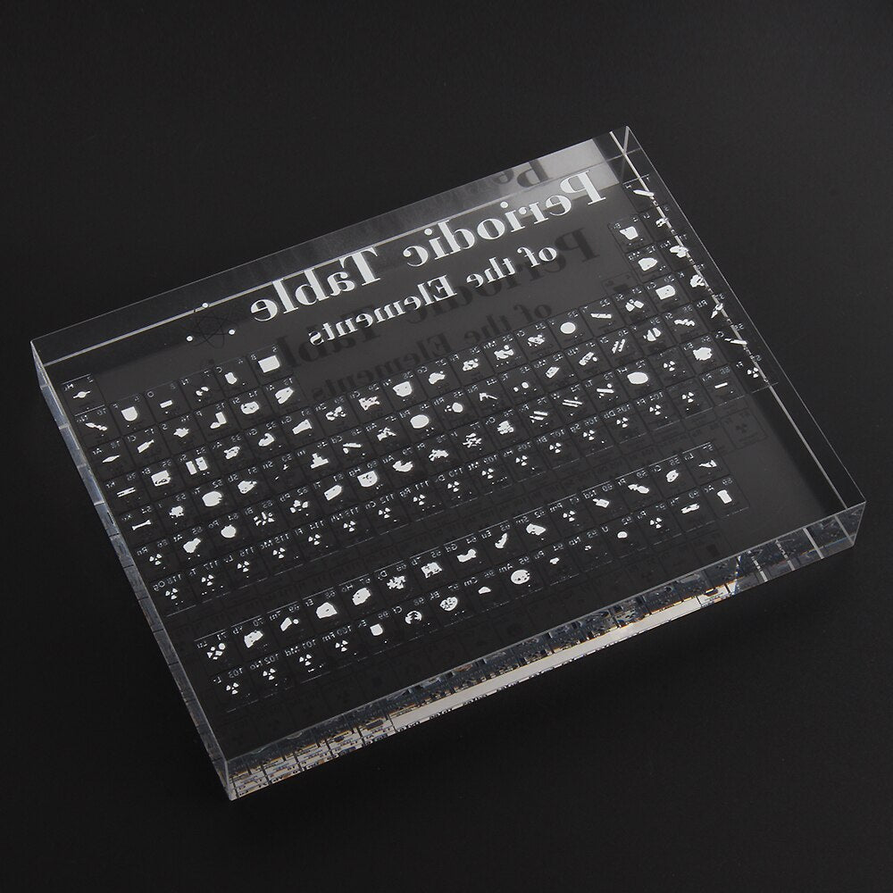 Acrylic Periodic Table Engraved Desktop Display by HitMyNeed