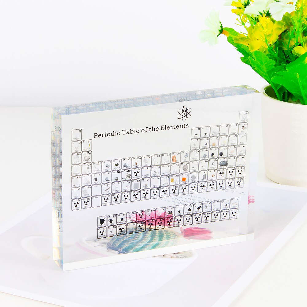 Acrylic Periodic Table with Real Element Samples by HitMyNeed