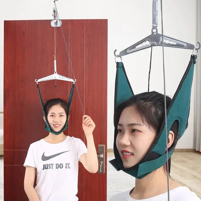 Adjustable Cervical Traction Neck Stretcher Belt by HitMyNeed