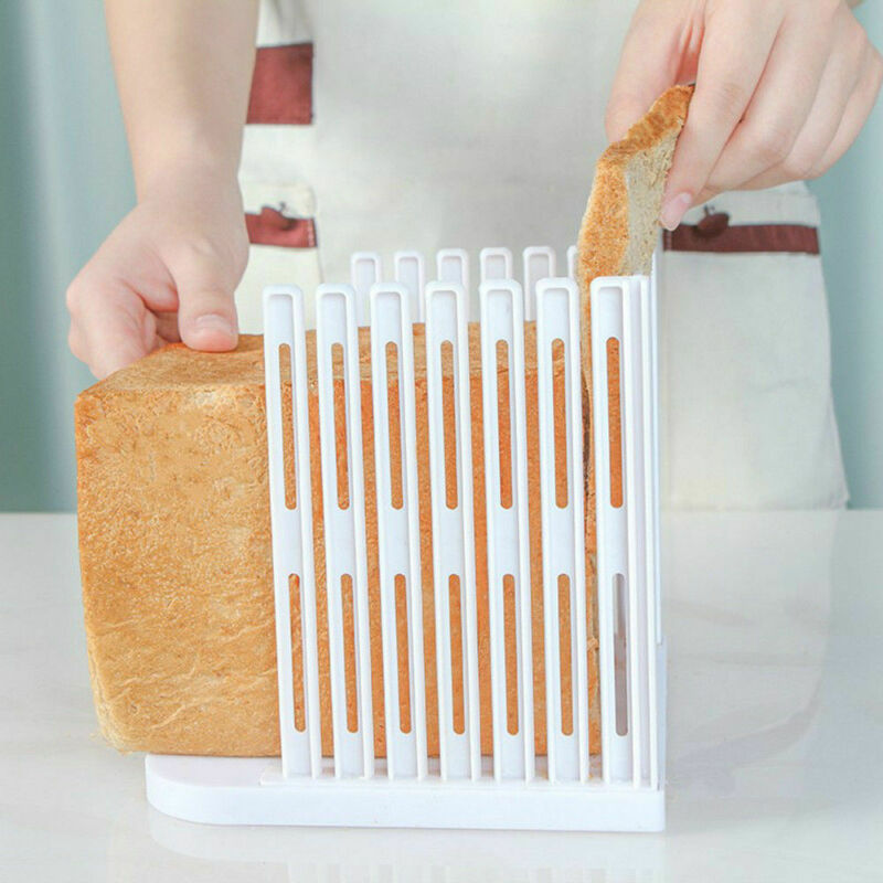 Adjustable Loaf Slicer Bread Cutting Guide Tool by HitMyNeed