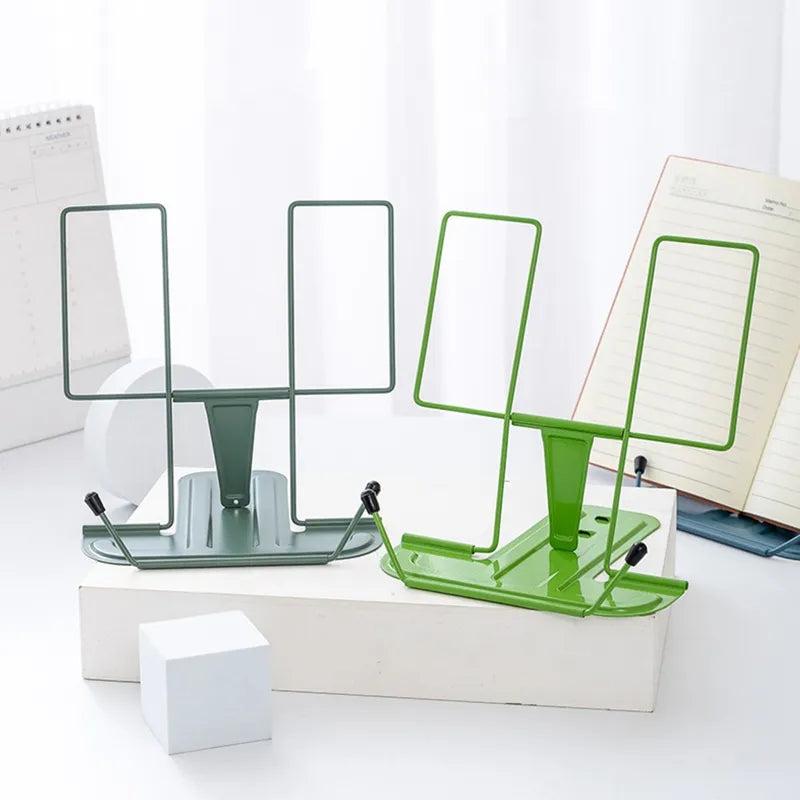 Adjustable Metal Recipe Book and Tablet Stand by HitMyNeed