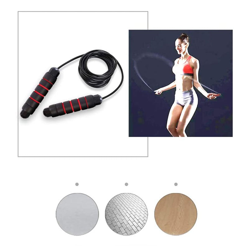 Adjustable Skipping Rope for Fitness Training by HitMyNeed