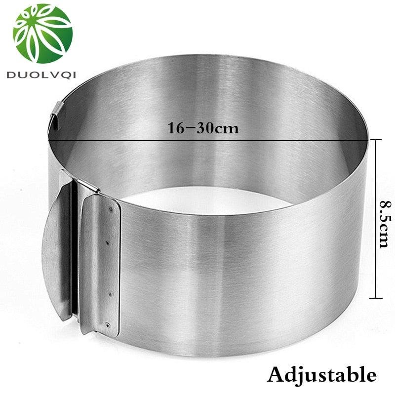 Adjustable Stainless Steel Cake Ring Mold 16-30 cm by HitMyNeed