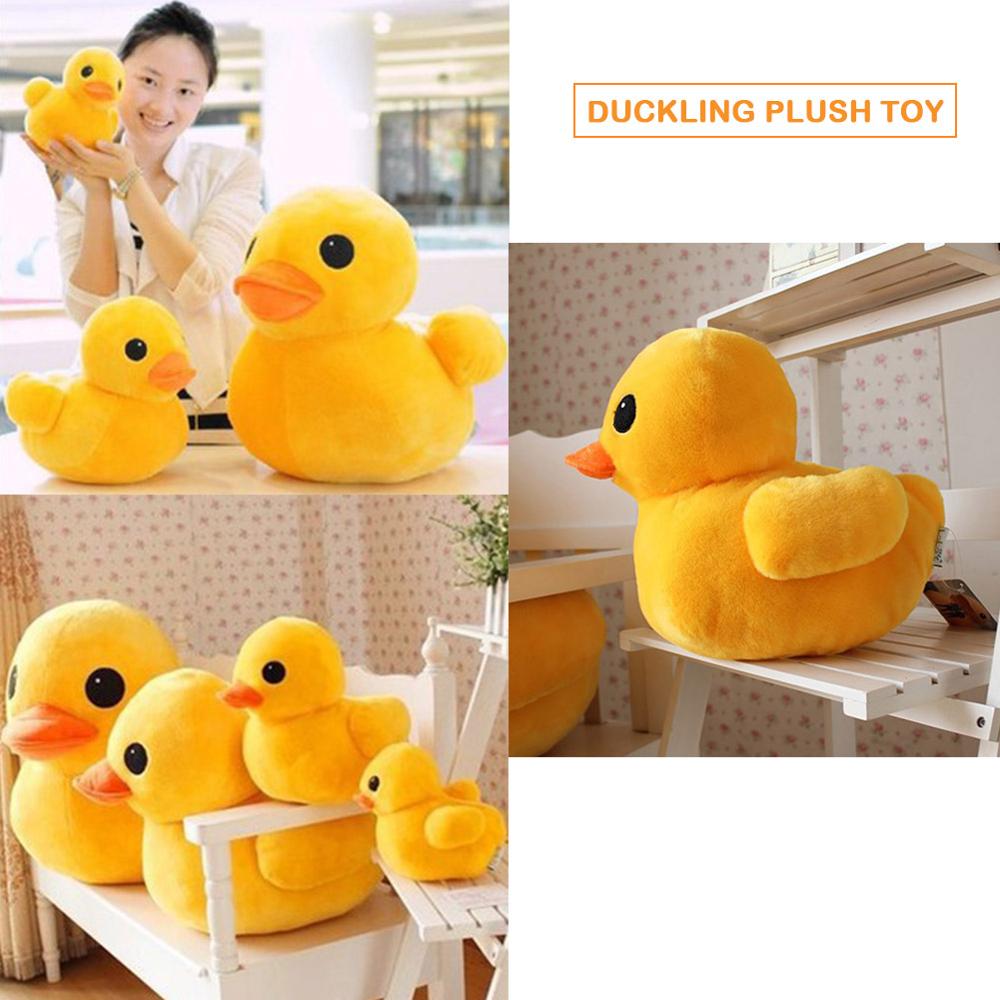 Adorable Yellow Duck Plush Toy Pillow 20cm by HitMyNeed