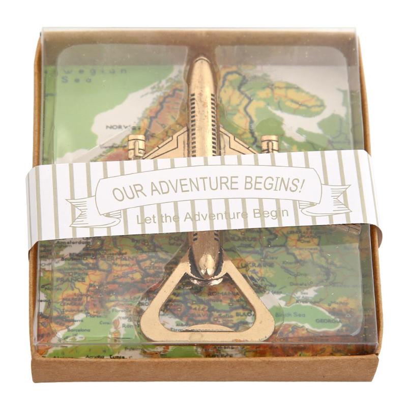Airplane Metal Bottle Opener with Gift Box by HitMyNeed