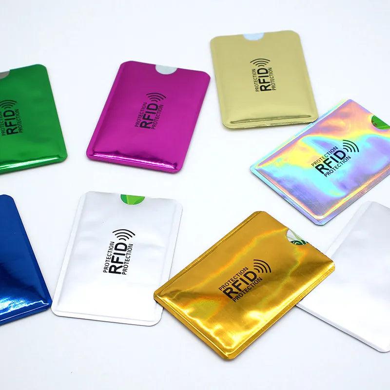 Aluminium RFID Blocking Metal Credit Card Holder 20pcs-colorful by HitMyNeed